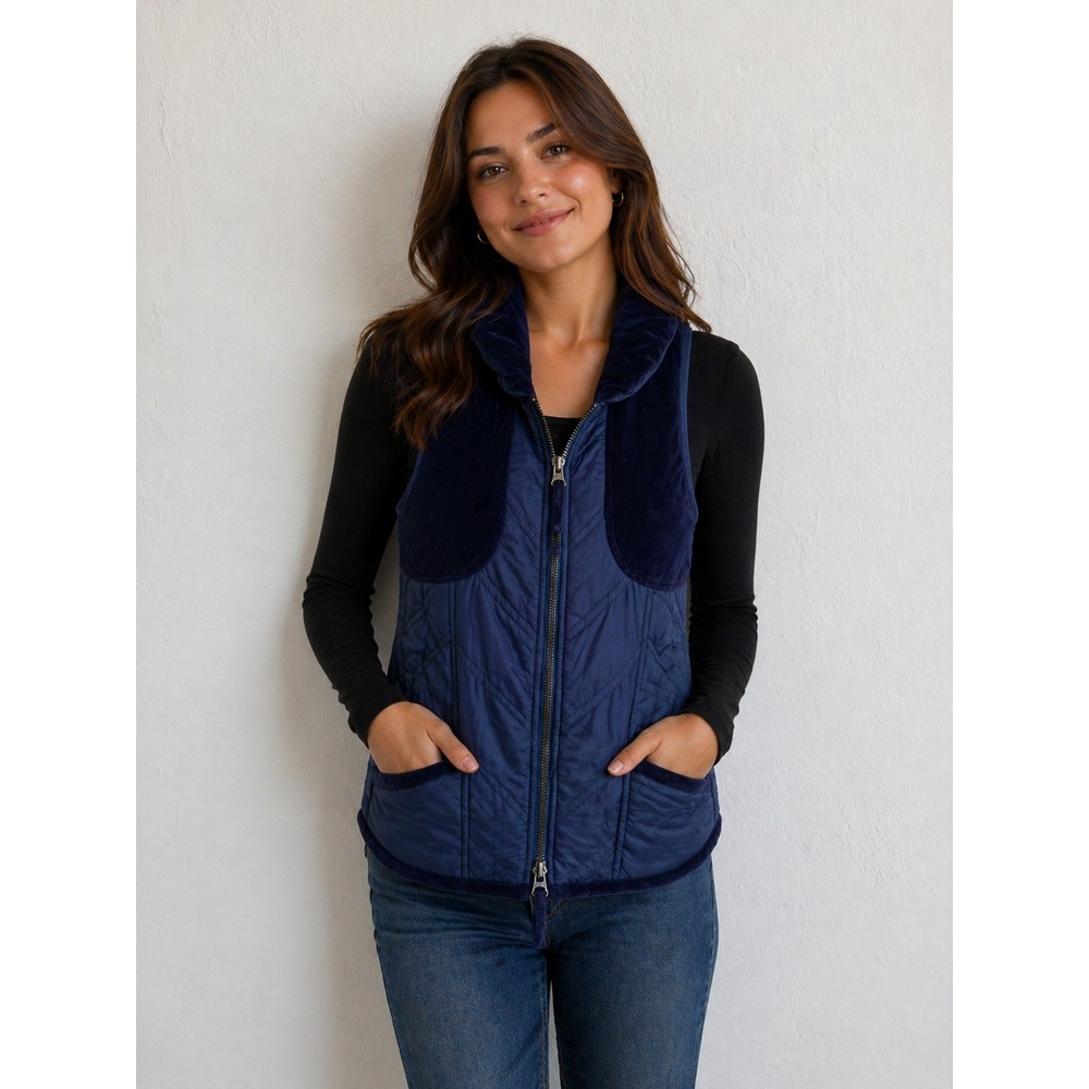 Free People Quilted Velvet Racerback Vest Outdoors Skiing Gorpcore Utility Chic